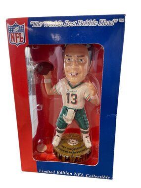 Bobble Dreams Dan Marino NFL Limited Edition Collectible Bobble Head Teal NEW